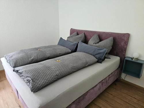 Katil atau katil-katil dalam bilik di Ferienwohnung Kippehäusje