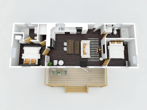 a rendering of a floor plan of a house at Lodge 101 at Eden Reserve Near Ark in Williamstown