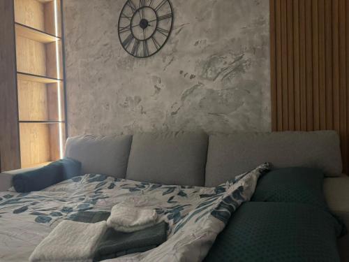 Postel nebo postele na pokoji v ubytování Apartman MINA
