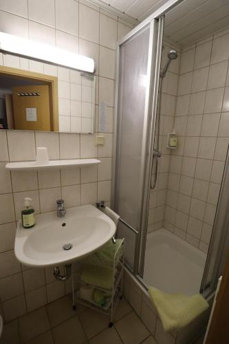 Koupelna v ubytování Hotel Weißes Roß