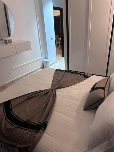 Ruang duduk di Appartement calme et lux