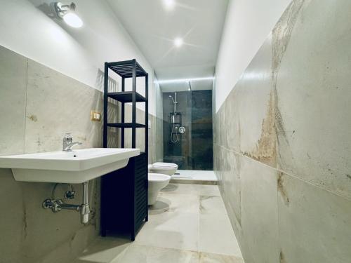 Koupelna v ubytování Nautilus B&B