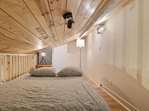 Postel nebo postele na pokoji v ubytování Le Guichard #Terrasse#Parking