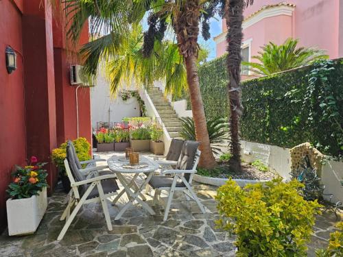 Zahrada ubytování Corfu Villa Kanoni