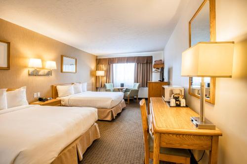 Postel nebo postele na pokoji v ubytování Motel Mistral