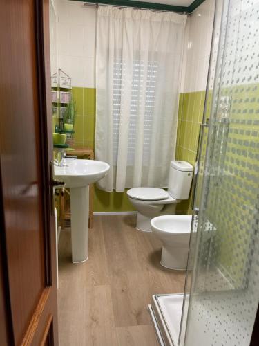 Kúpeľňa v ubytovaní Casa SIDRO