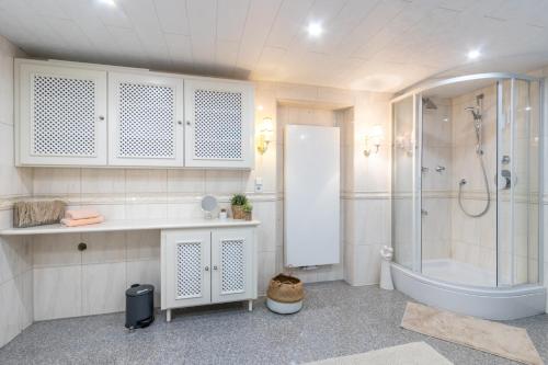 Koupelna v ubytování Eifelbergversteck Große und moderne Einliegerwohnung in Mayen