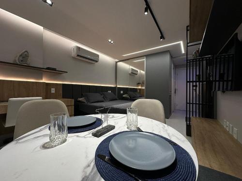 Χώρος καθιστικού στο Condomínio City House : Conforto e vista privilegiada!