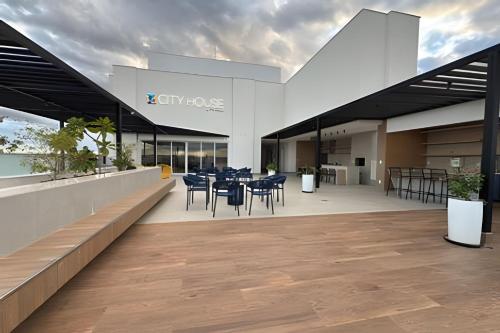 Μπαλκόνι ή βεράντα στο Condomínio City House : Conforto e vista privilegiada!