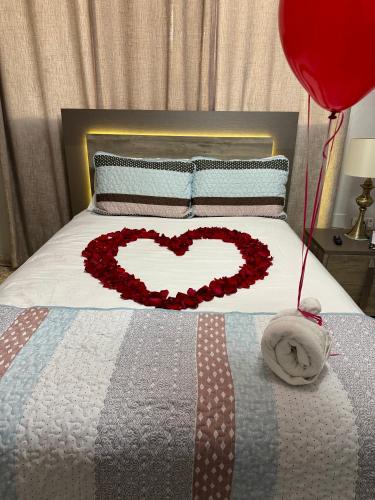 Cama o camas de una habitación en Itza-Bella Suites