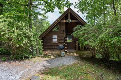 Private Studio Log Cabin! Mountain View, Hot Tub, Fireplace, Honeymoon! photo 3