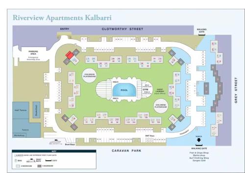 Κάτοψη του Riverview Kalbarri 59 | Poolside | Pool | Sleeps 5
