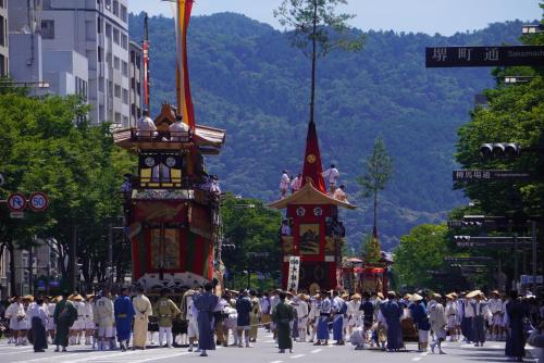 a large crowd of people walking down a street at The Hotel Seiryu Kyoto Kiyomizu - a member of the Leading Hotels of the World- in Kyoto