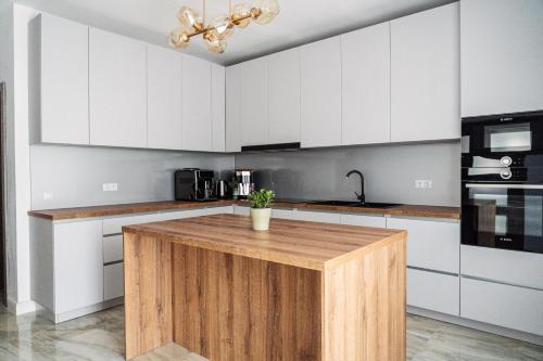 Dapur atau dapur kecil di Pensiune JOY