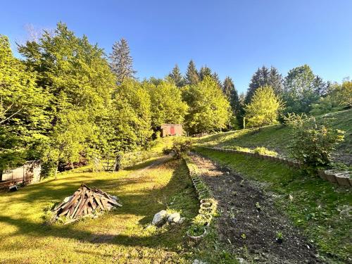 Zahrada ubytování Bauwagen mit Bergblick