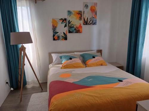 Postel nebo postele na pokoji v ubytování Mountain View Retreat