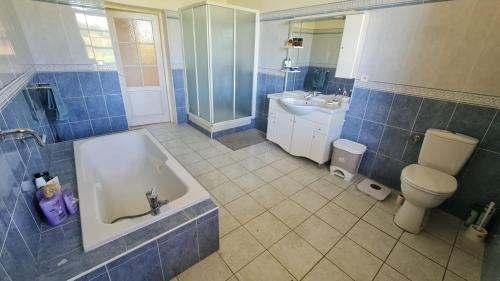 Koupelna v ubytování Maison - chambres d'hotes