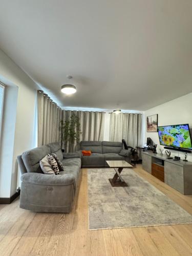 Χώρος καθιστικού στο Luxury Apartment in Dartford
