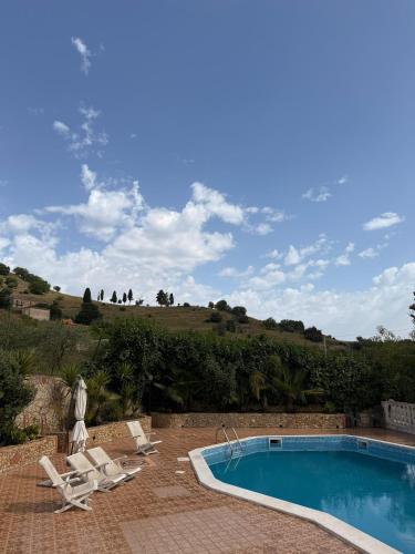 Bazén v ubytování Villa militello nel Borgo più bello di Italia del 2025 nebo v jeho okolí