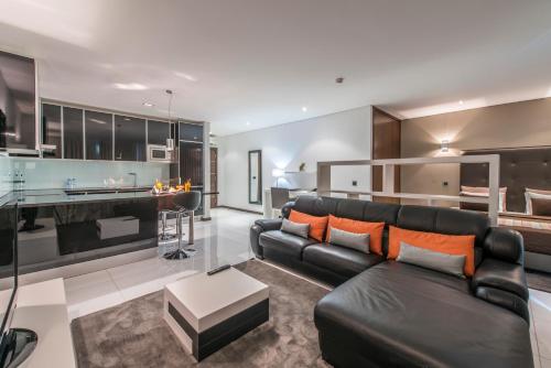 Posezení v ubytování RK Suite Hotel