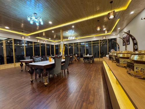 Restaurace v ubytování De Reeva Resort Pangong