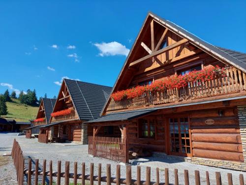 Chatky pri penzióne Pribiskô