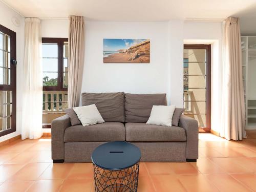 Χώρος καθιστικού στο Apartamentos La Cebada