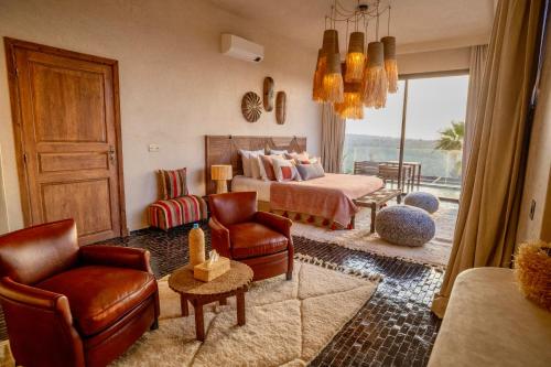 Posezení v ubytování Zayyna hôtel de charme Essaouira