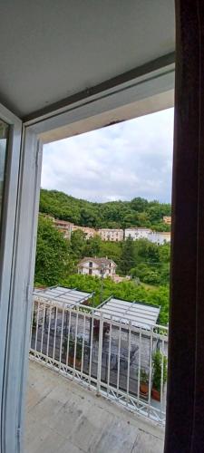a view from a window of a building at Atina House - Centro Storico in Atina