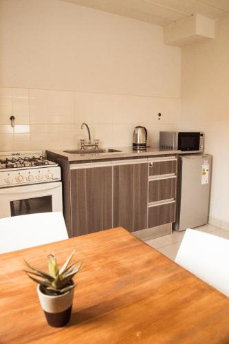 Dapur atau dapur kecil di Alameda Apart