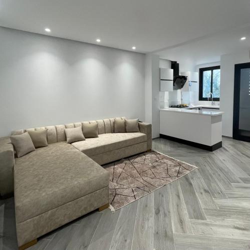 Kuchyň nebo kuchyňský kout v ubytování apartment lac 2