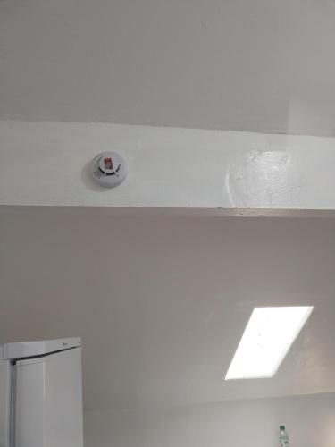 a room with a ceiling with a light on it at Balfour Street in Bradford