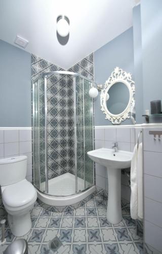 Ένα μπάνιο στο Retro luxury rooms