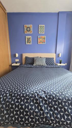 Ένα ή περισσότερα κρεβάτια σε δωμάτιο στο Nice Studio Casablanca Mohammed V Airport