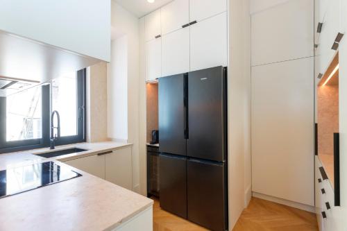 Dapur atau dapur kecil di Rossio individual Suites Lisbon