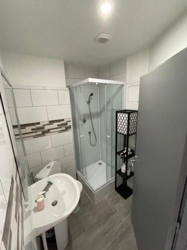 Ένα μπάνιο στο Studio équipé à Valenciennes centre