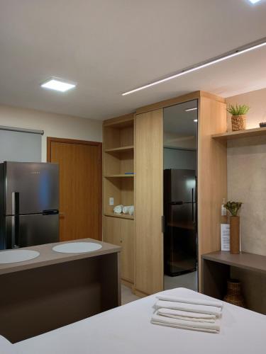 Kuchyň nebo kuchyňský kout v ubytování VILA ATLÂNTIDA 211A