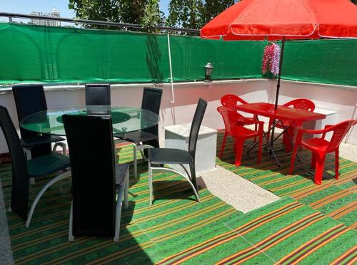 Patio nebo venkovní prostory v ubytování Afghan Arya Guest House