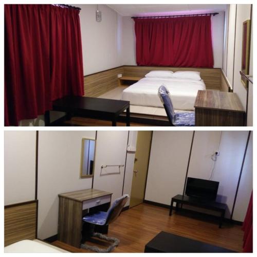 Ένα ή περισσότερα κρεβάτια σε δωμάτιο στο JS&K Homestay