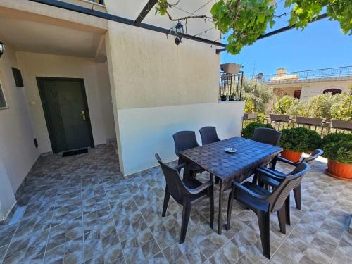 Balkón nebo terasa v ubytování Vila Lučica apartman pogled na more