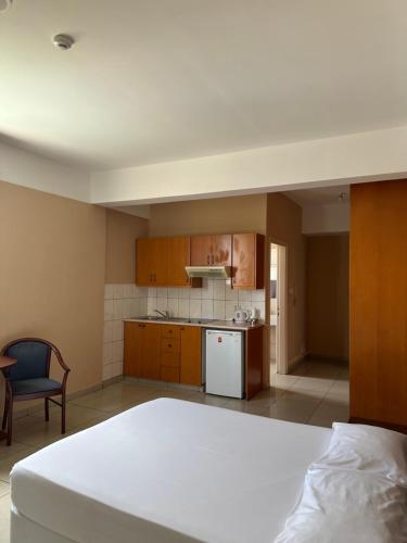 Kuchyň nebo kuchyňský kout v ubytování Ellis Hotel Apartments