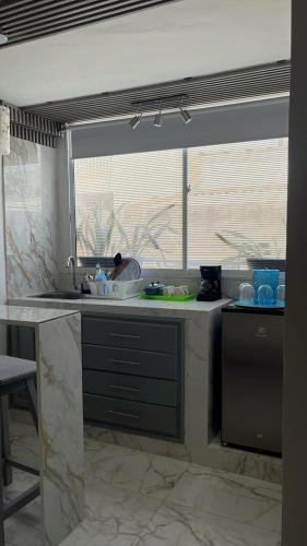 Kuchyň nebo kuchyňský kout v ubytování Apartamento Centro Histórico Cartagena