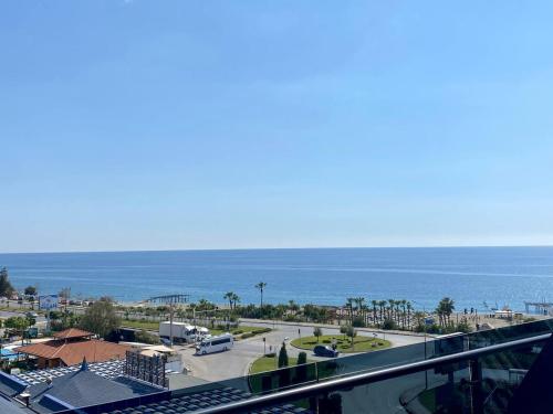a view of the ocean from the balcony of a resort at Boutique 16 - Alanya Experience in Alanya