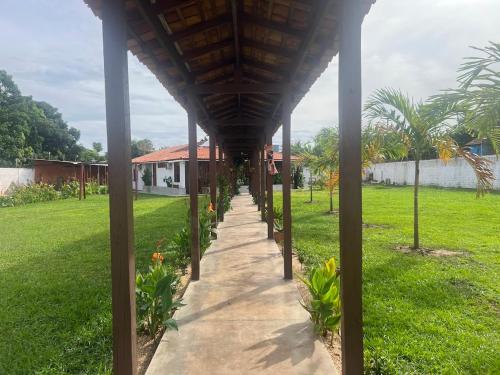 Zahrada ubytování Casa Mangue