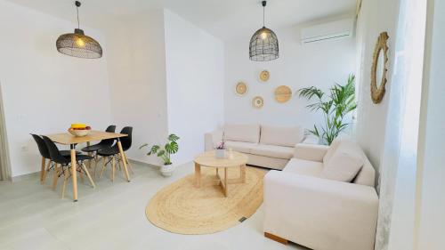 Χώρος καθιστικού στο Michelangelo Suites