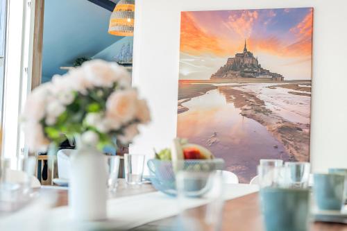 Φωτογραφία από το άλμπουμ του Le Savoir du Mont, vue Mont-Saint-Michel σε Huisnes-sur-Mer