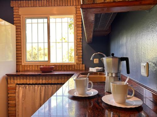 Coffee and tea making facilities at Casa el Rincon Cazorla