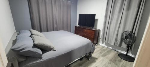 Μια τηλεόραση ή/και κέντρο ψυχαγωγίας στο Luxury 1 Bed 1 Bath Fully Private