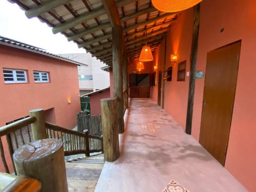 Ban công/sân hiên tại Lalabella Praia Grande