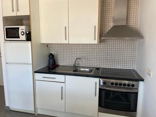 Dapur atau dapur kecil di Platja del Port